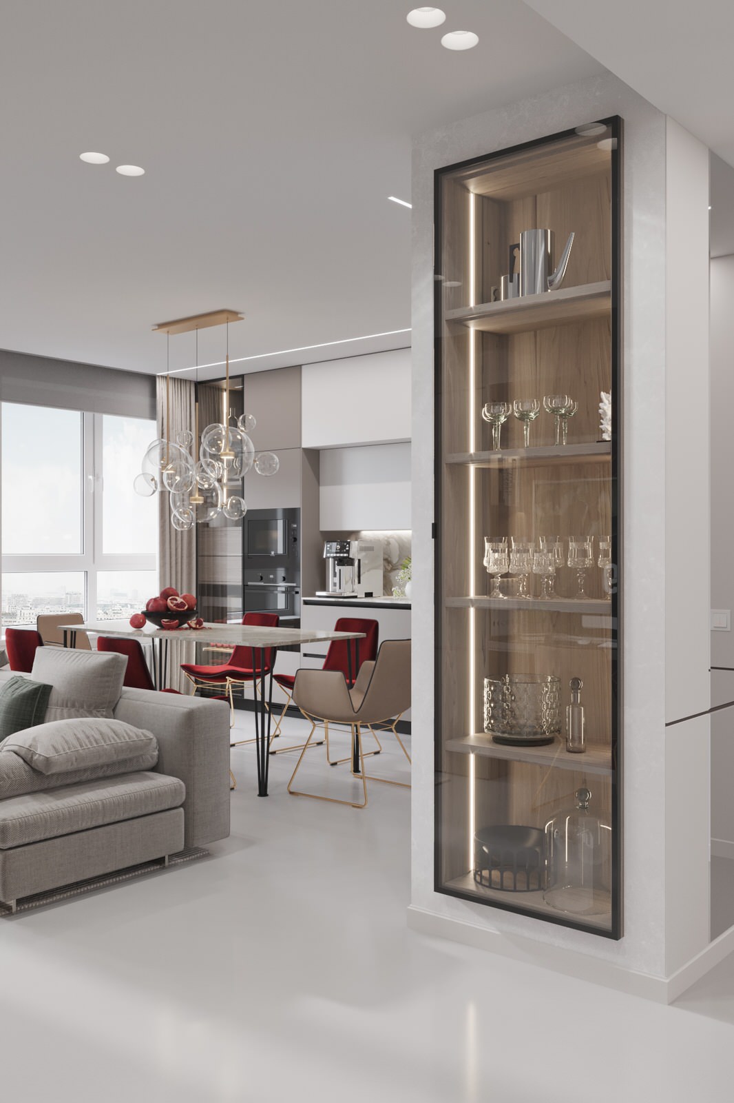 Уютная и современная квартира для семьи из 4х человек