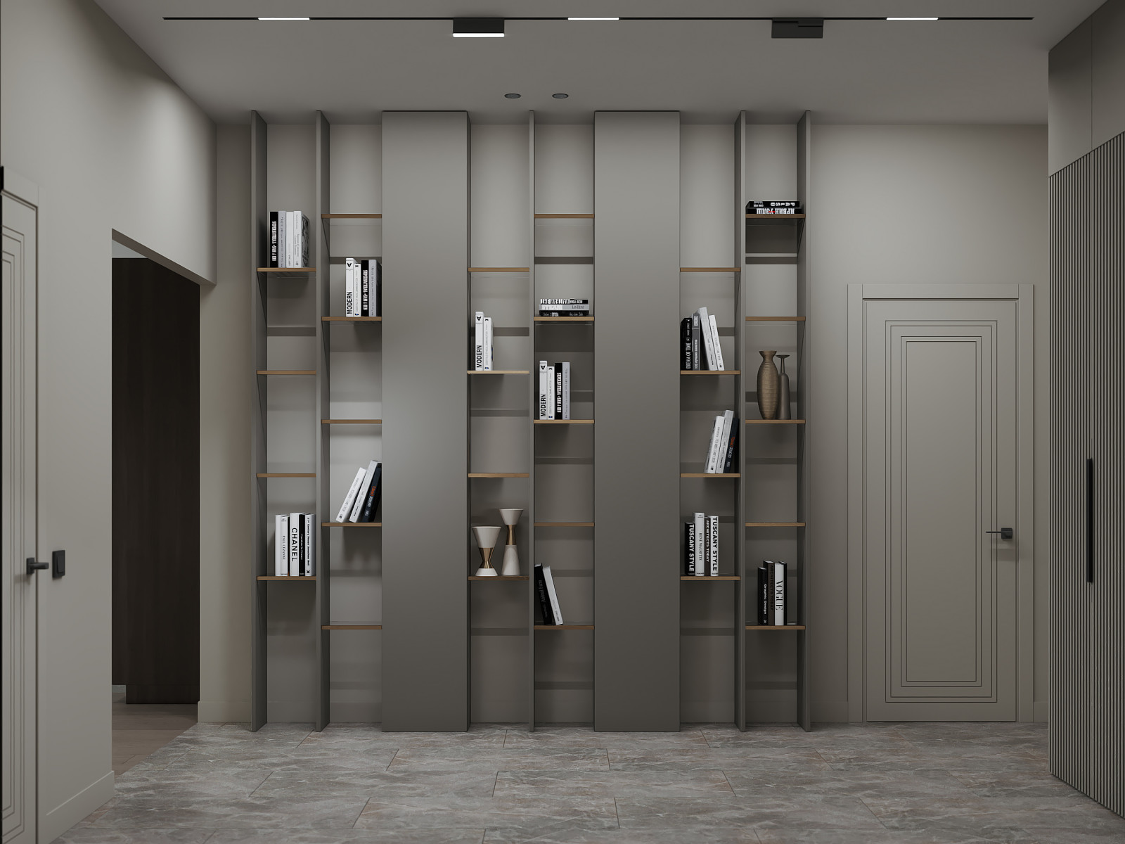 Дизайн-проект 3-комнатной картиры ЖК "Дом на Грота", 102 кв.м, Спб