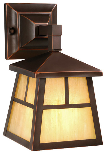 Vaxcel Mission 6" Outdoor Wall Light Burnished Bronze