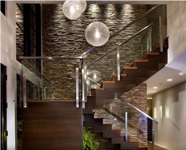 Inspiration for a modern staircase in Seattle.
