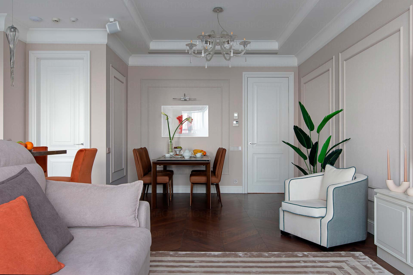 РЕМОНТ 4-КОМНАТНОЙ КВАРТИРЫ В ЖК РОЗМАРИН