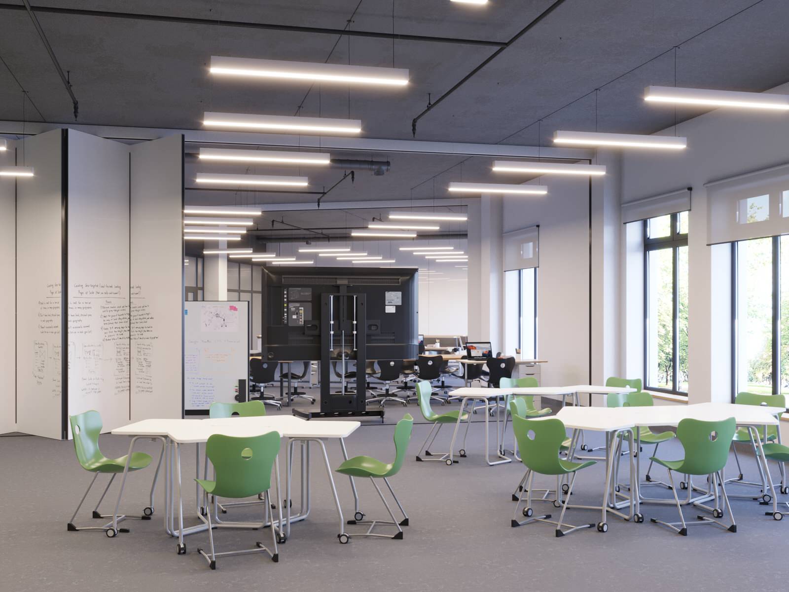 Дизайн-проект интерьеров школы на 825 мест