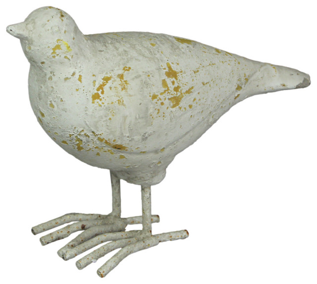 Cement Seagull Statue Decorative Sculpture Indoor Outdoor Home Garden