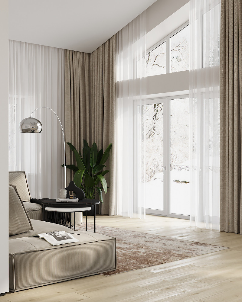 Дом для семьи в стиле минимализм 125 м². Посёлок Костюнино