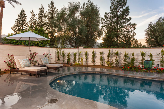 Rancho Mirage di-transizione-piscina
