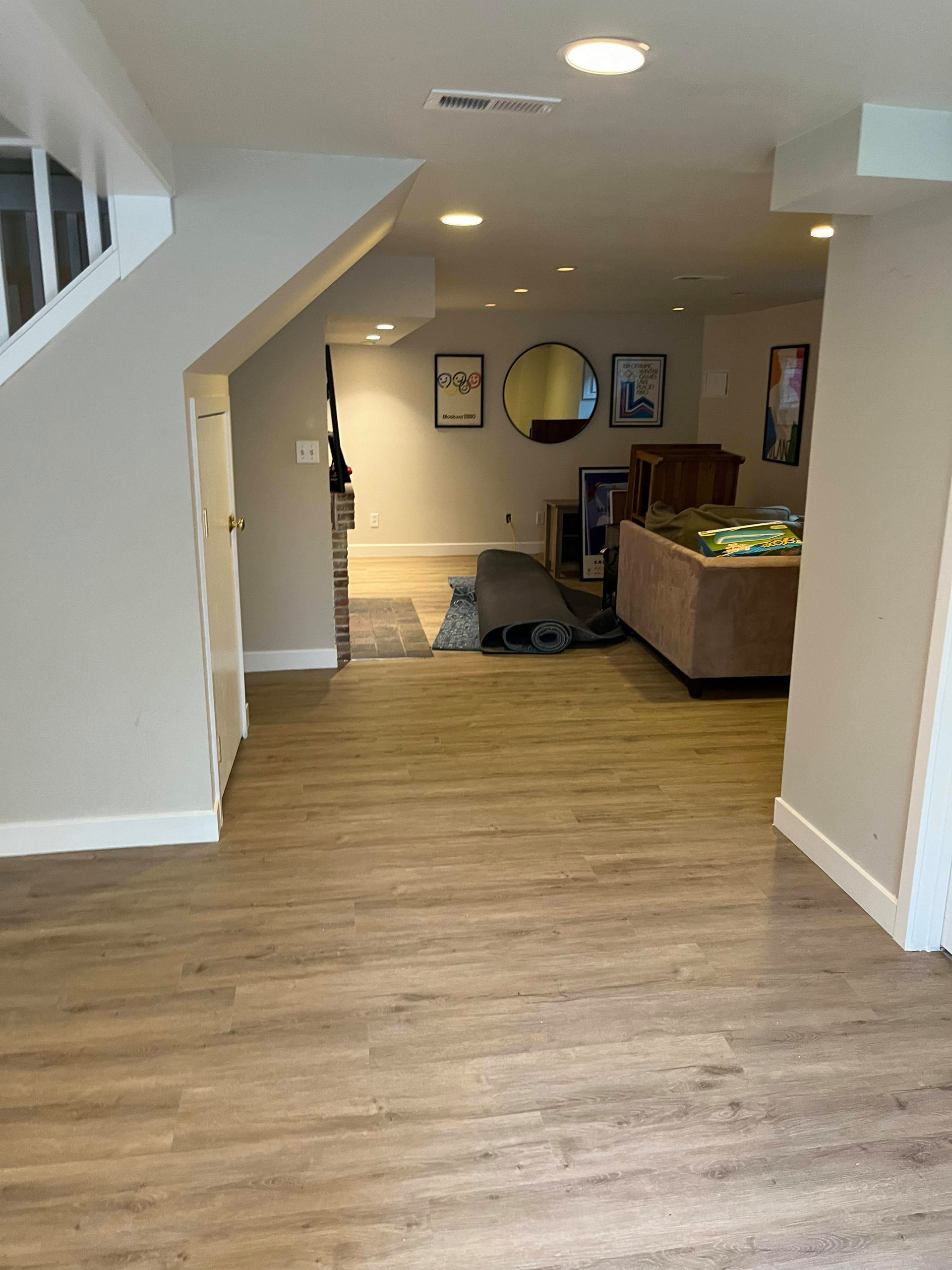 Basement Flooring & Baseboards