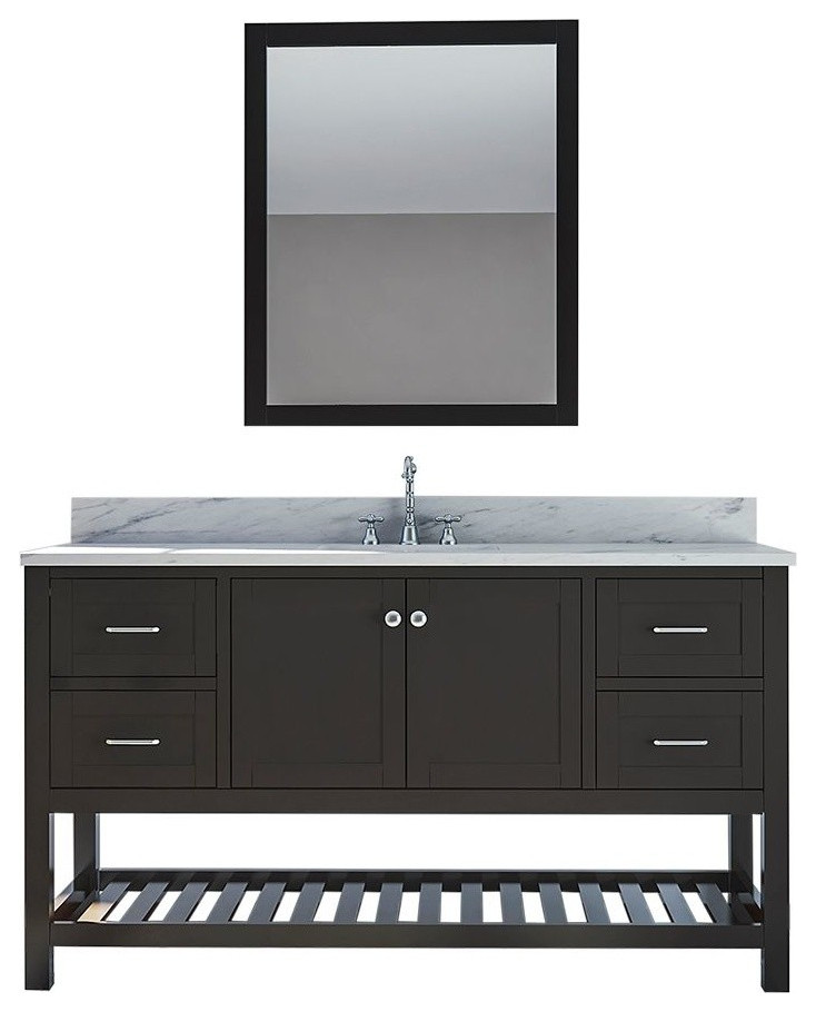 Doylestown 61" Single Bathroom Vanity Contemporary Bathroom