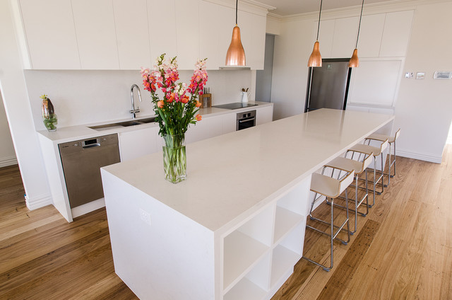 Parkdale Caesarstone Frosty Carrina Kitchen Modern Kitchen