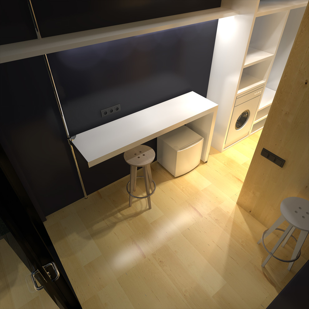 Два гостиничных номера в одном 45-ft морском грузовом контейнере