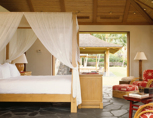 Guest Bedroom tropical-bedroom