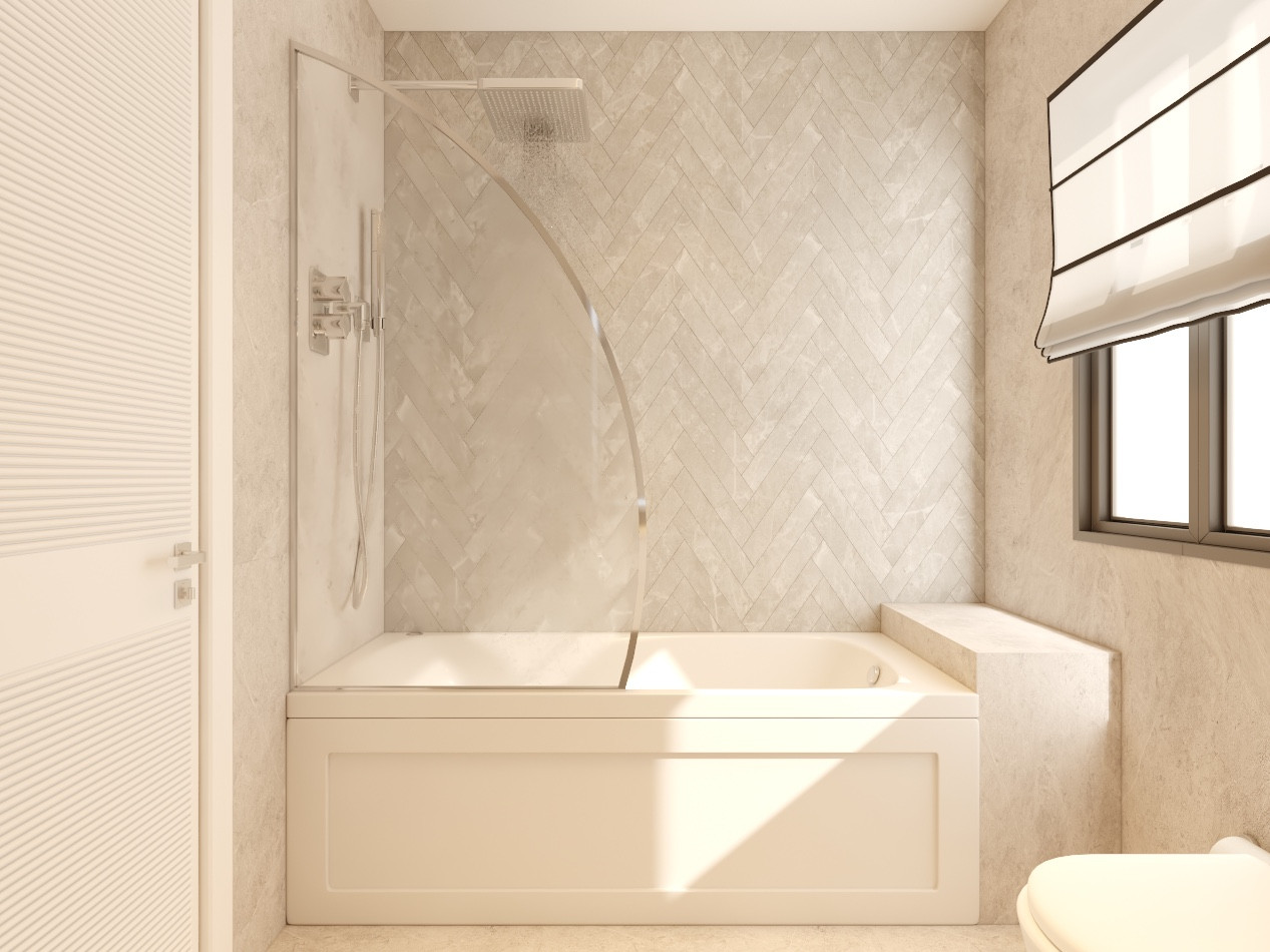 Cuxton Modern + Earthy Bathroom