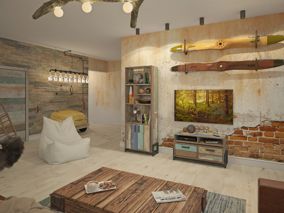 Кухня-гостиная в стиле "Рустик"