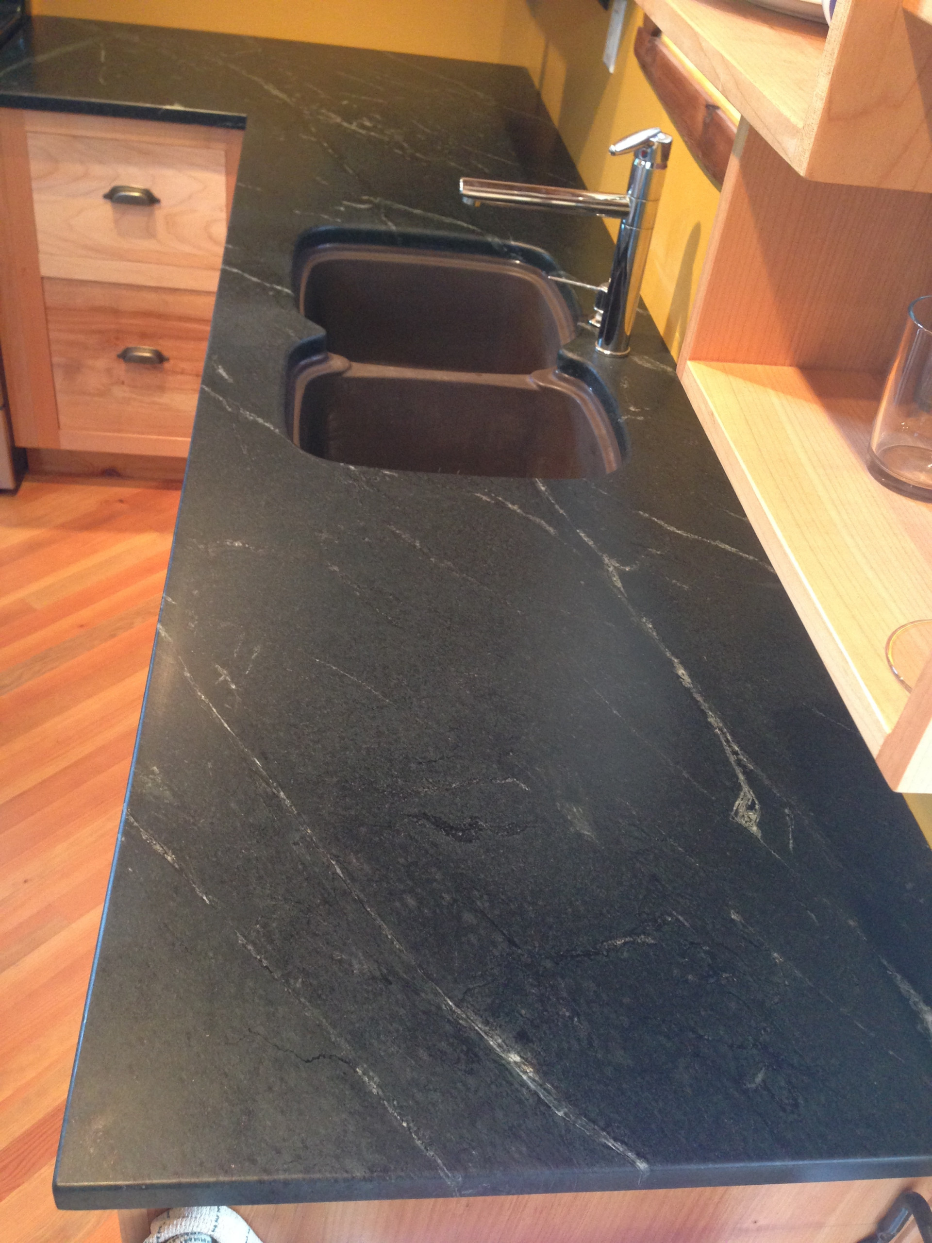 Powell River, BC - Grey Soapstone (oiled)