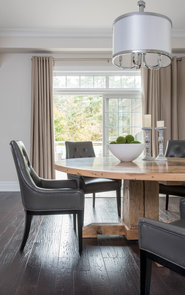 Inspiration for a transitional dining room remodel in Toronto