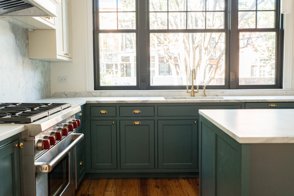 Eclectic Townhome City Scape