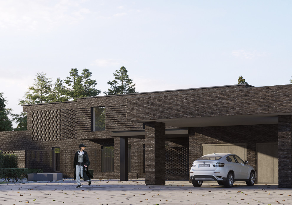 Проект архитектуры дома и сада в п. Нелжа  Врн. обл.