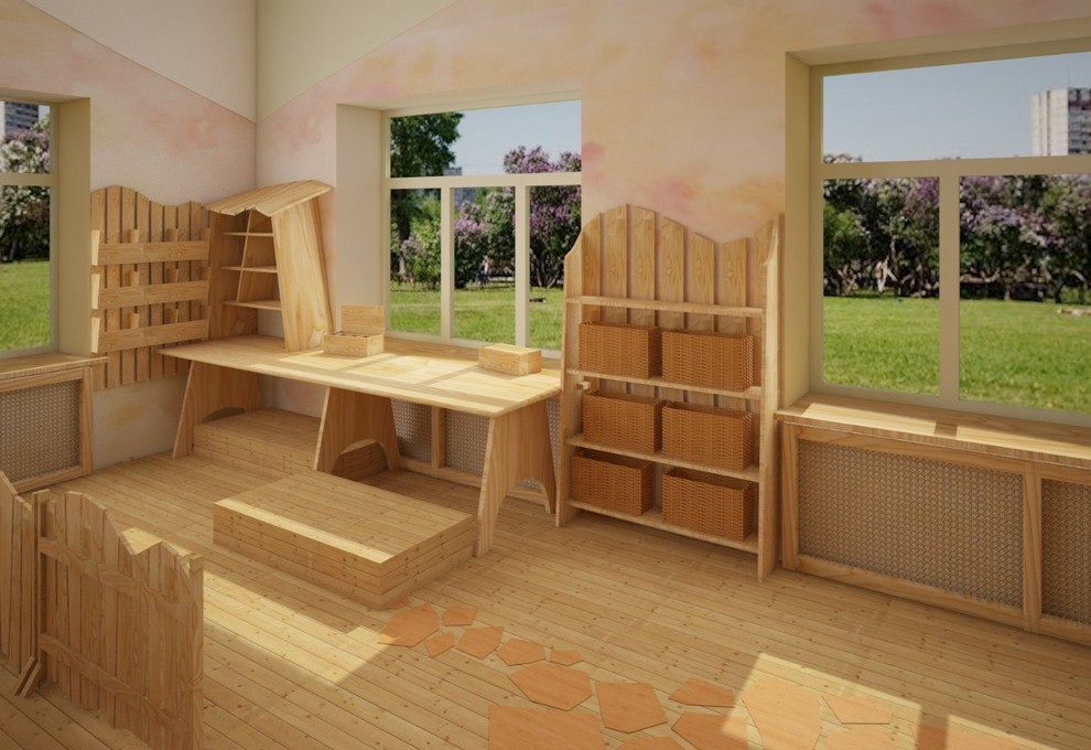 Дизайн-проект интерьера для частного детского садика