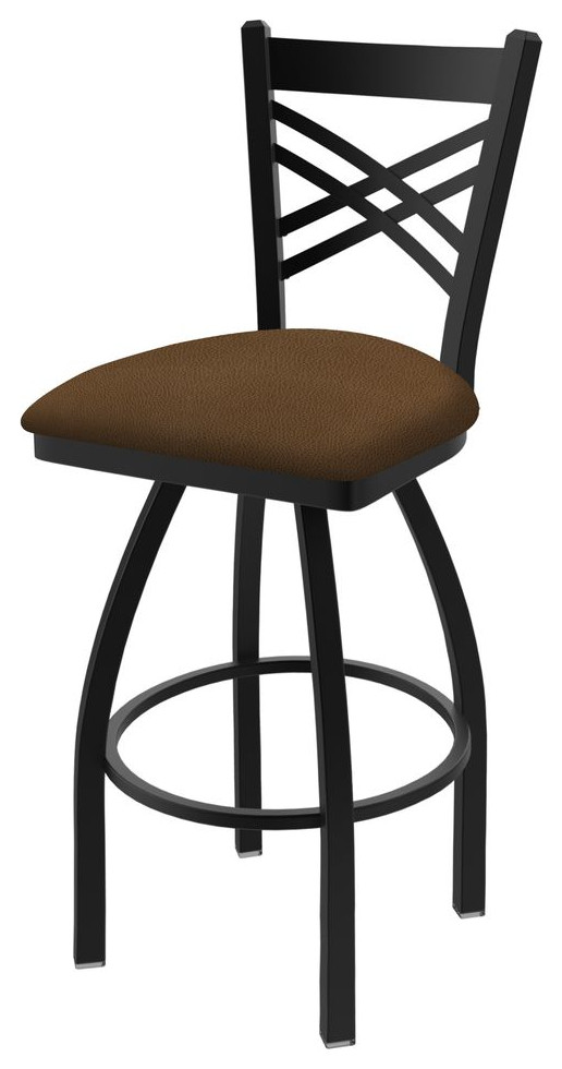 Holland Catalina 820 36" Swivel Bar Stool Black/Rein Thatch