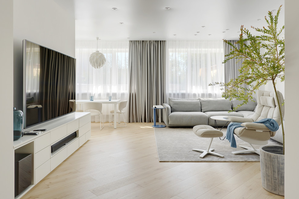 Дом в светлых оттенках