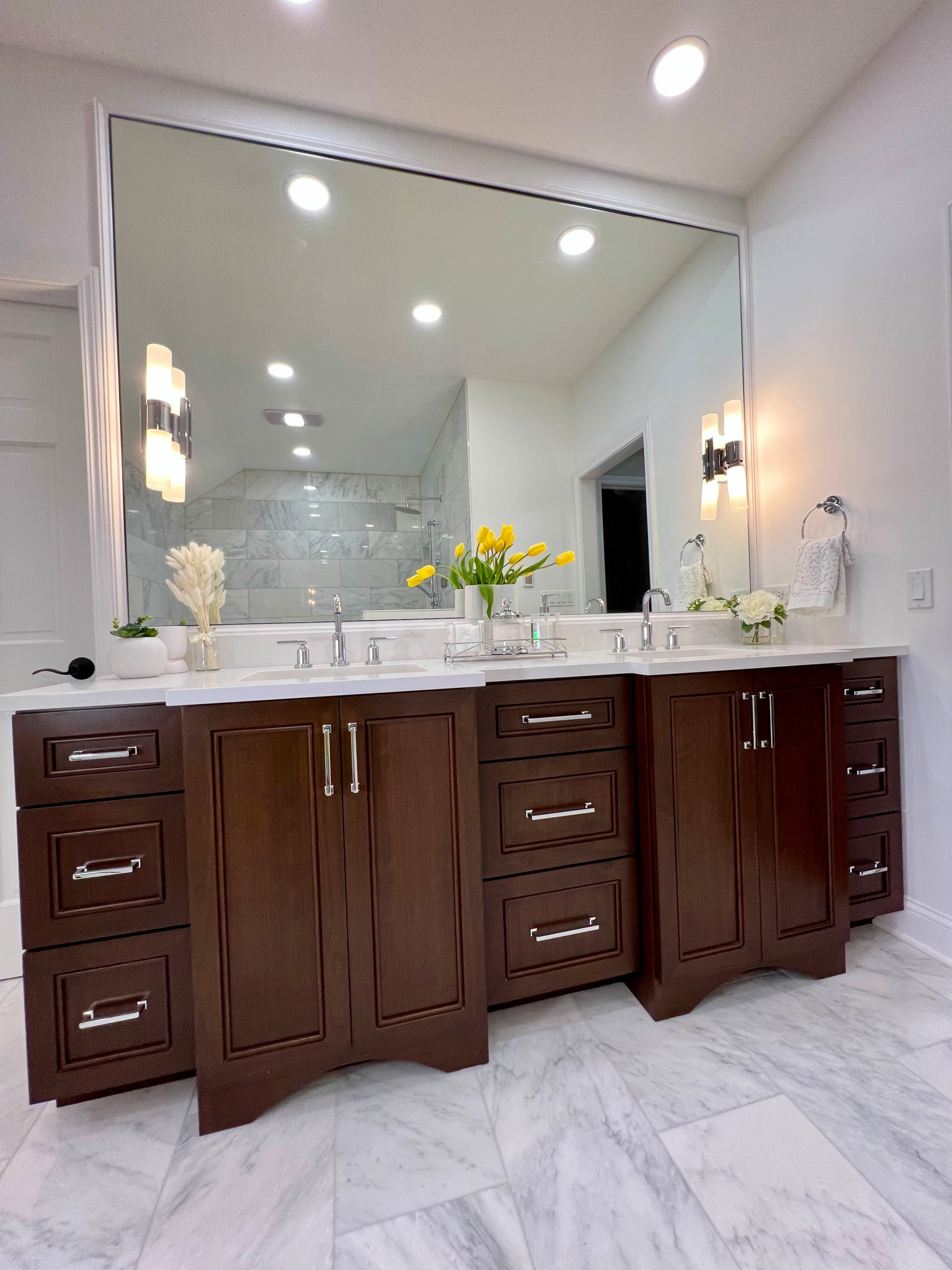 Two Traditionally Designed Bathrooms