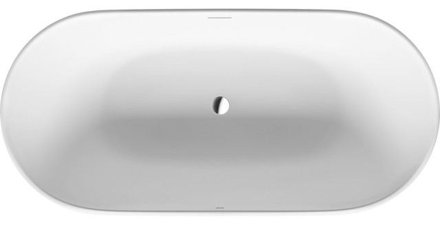 Duravit Luv 70 7/8"x33 1/2" Freestanding Bathtub, White