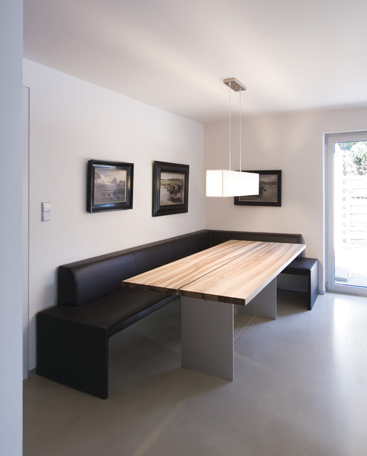 Esstisch mit Sitzbank contemporain-salon