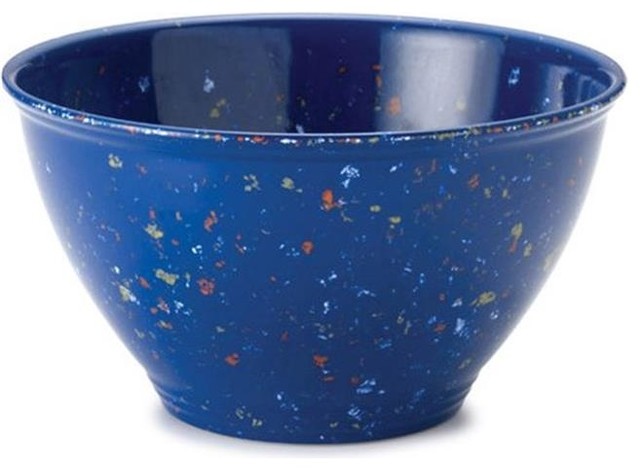 Rachael Ray Garbage Bowl with Rubber Foot, Blue, Blue