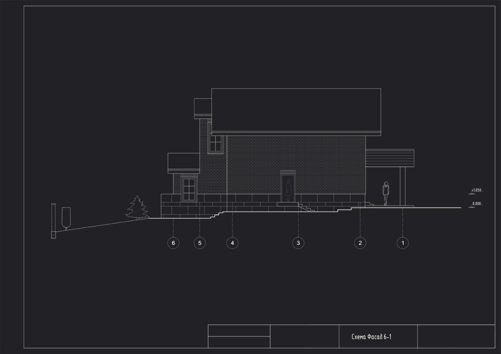 Организация рельефа и реконструкция фасада дома.