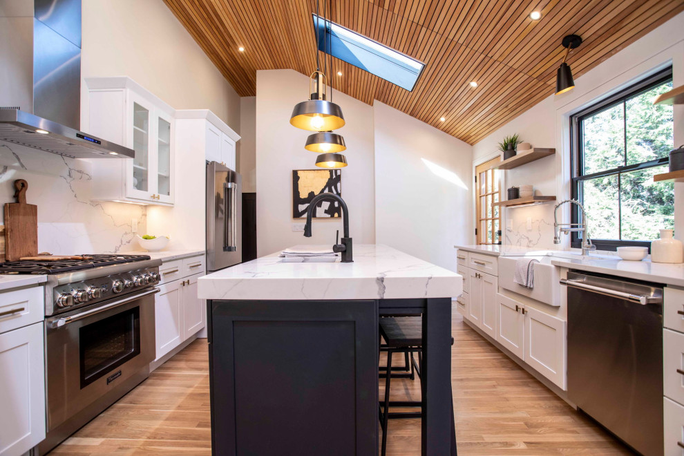 Midcentury Modern Ranch - Midcentury - Kitchen - Providence - by Modo ...