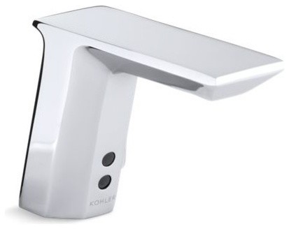 KOHLER | 7516 | Geometric| Touchless Single-hole Vatory Faucet With Insight™ Sensor Technology, HES-powered, 0.5 Gpm