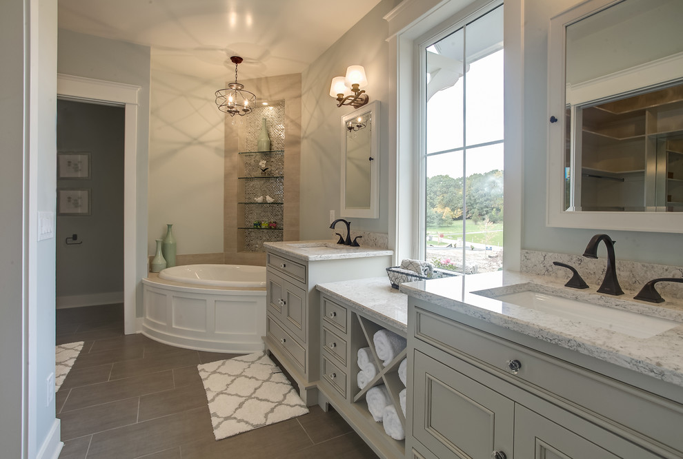 Bathroom - transitional bathroom idea in Grand Rapids