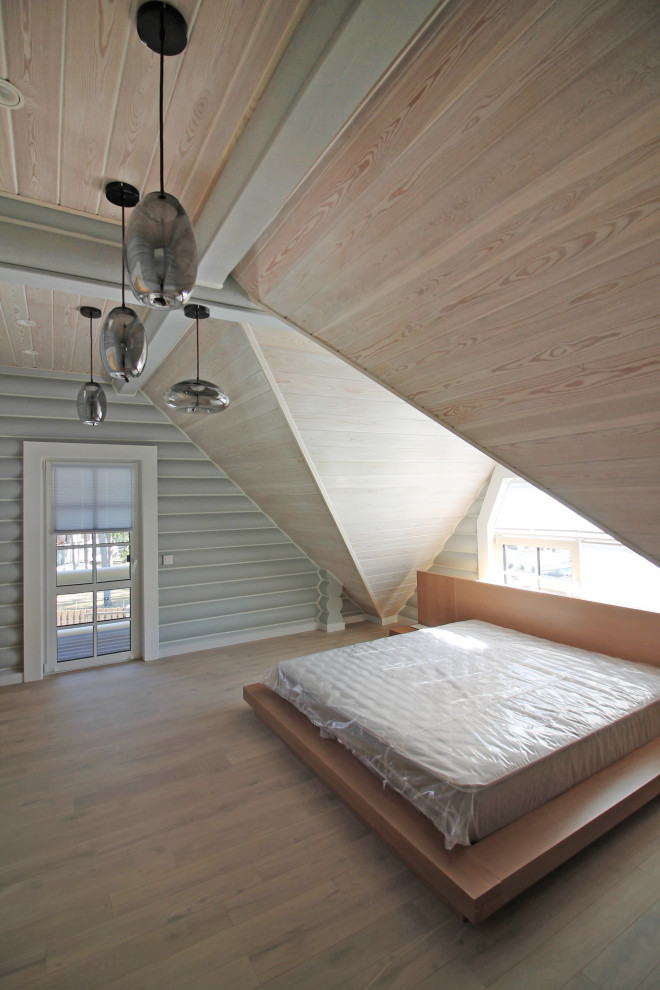 Срубовой коттедж в Рощино