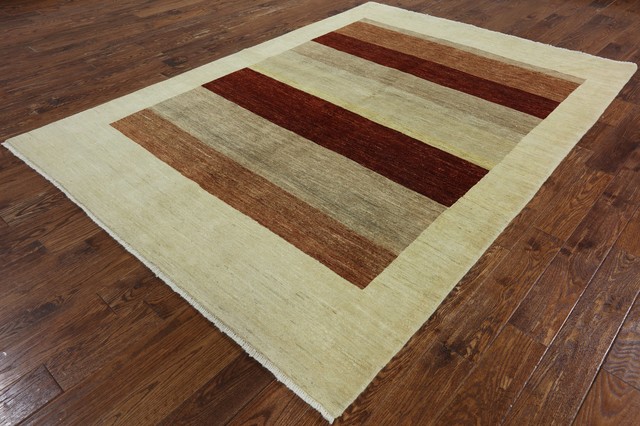 Hand Knotted Wool Area Rug H6910, Earth Tone Area Rugs