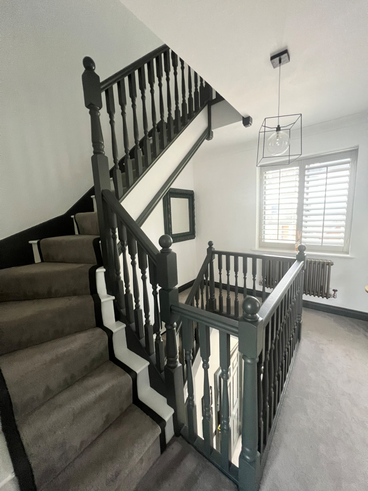 Modern Victorian Townhouse Staircase