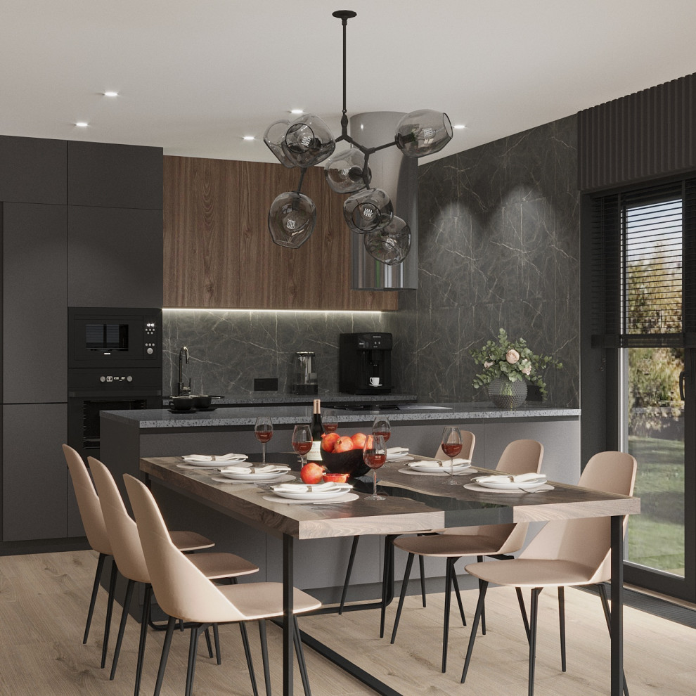 Дизайн-проект дома, площадью 110 м2 в г. Новосибирск. Кольцово