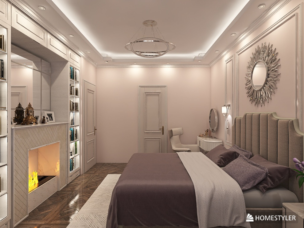 Проект в стиле "Неоклассика". Трехкомнатная квартира 63 кв.м