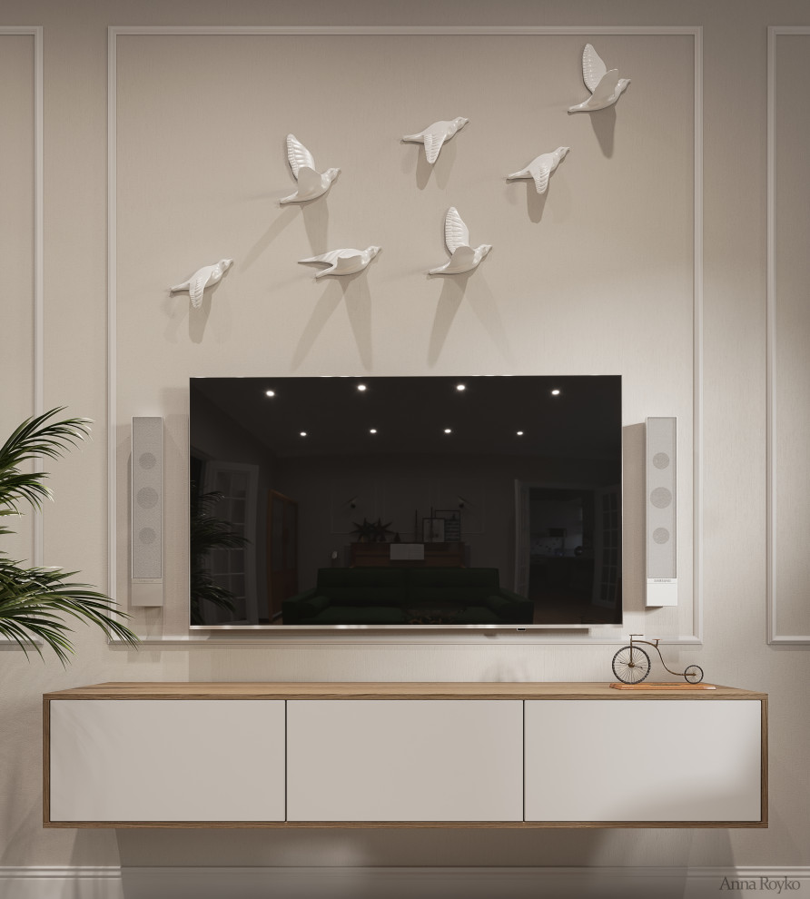 Визуализация гостиной