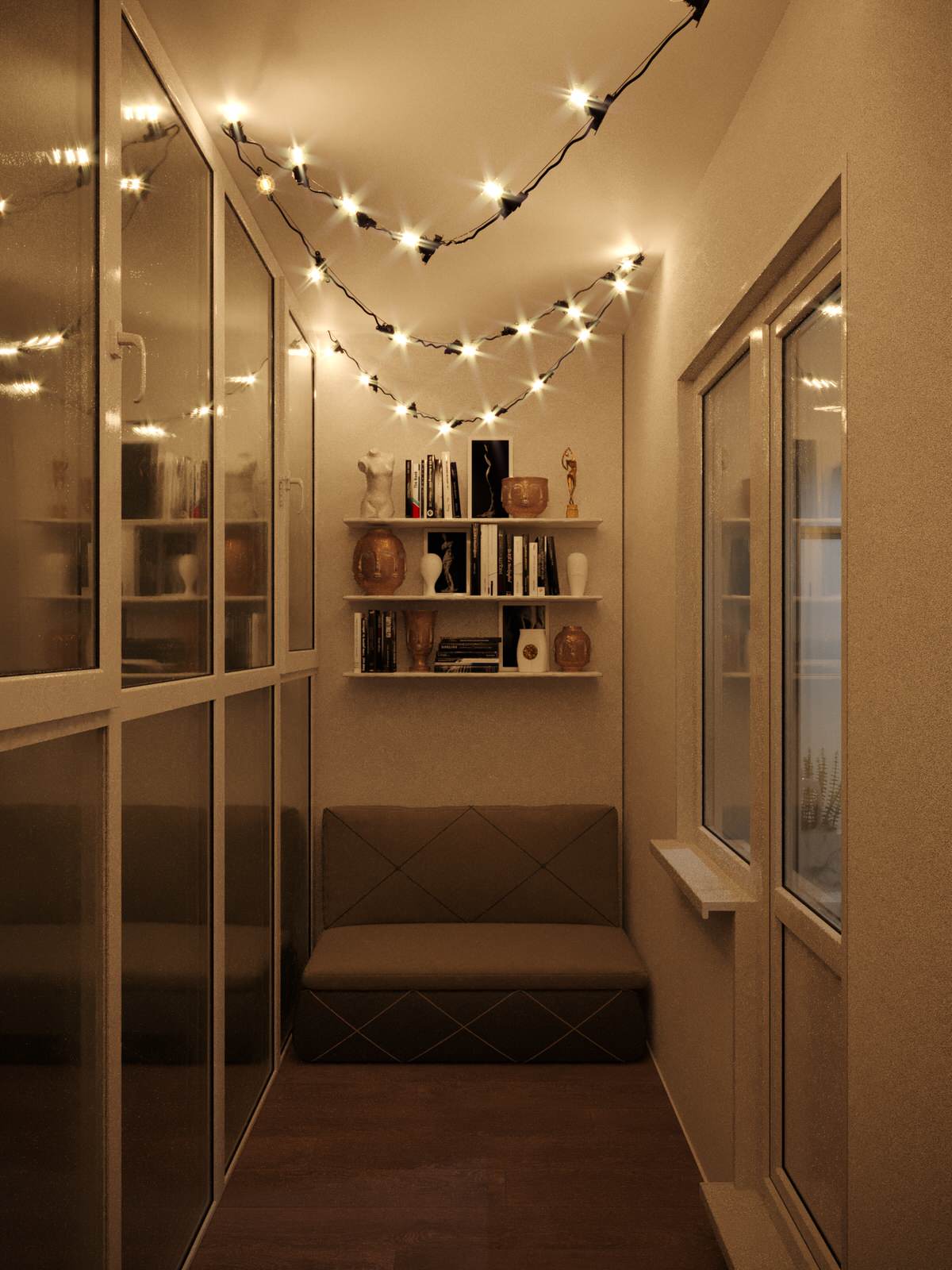 Дизайн-проект однокомнатной квартиры.