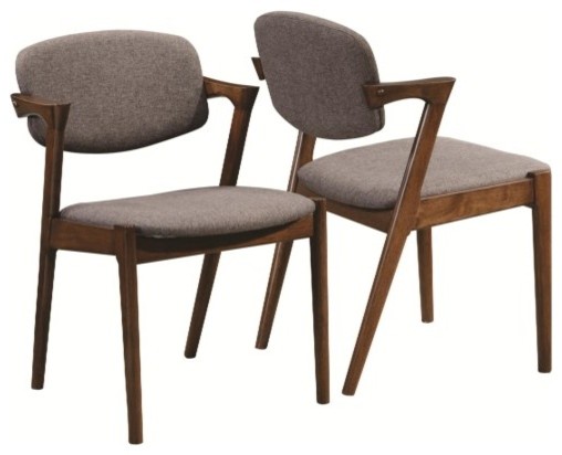 Coaster Malone Mid Century Modern Dining Side Chair Set Of 2 Midcentury Dining Chairs By Simple Relax Inc