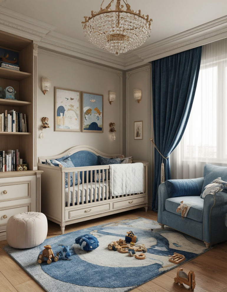 Визуализация детской комнаты в различных стилях