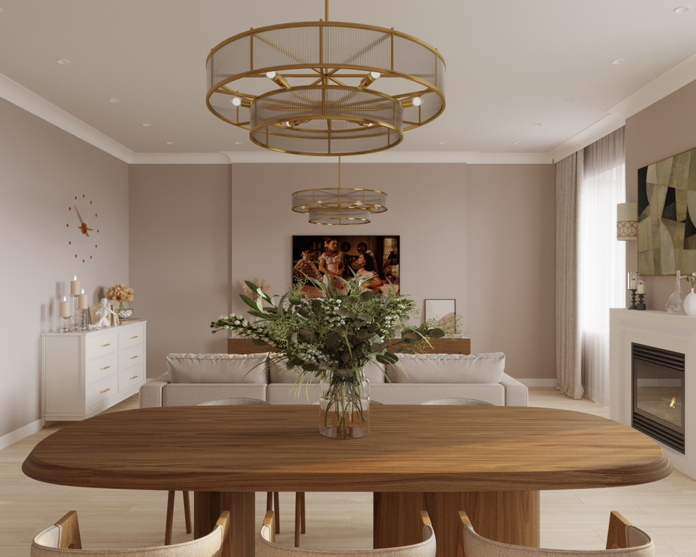 Гостиная квартиры в центре Казани