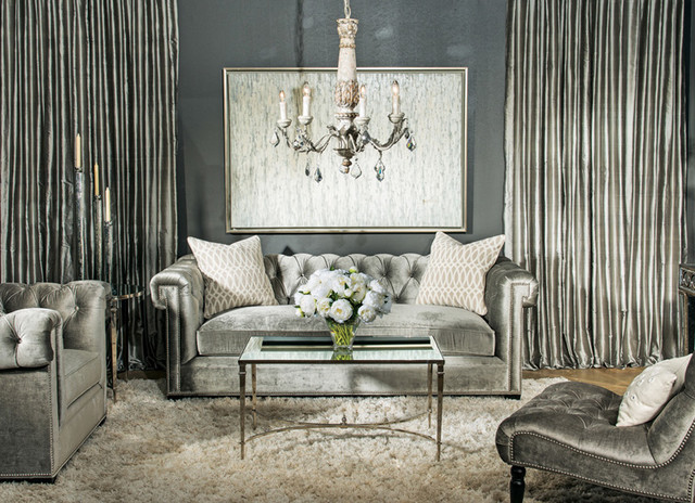 High Style Eclectic Living Room Houston By High Fashion Home