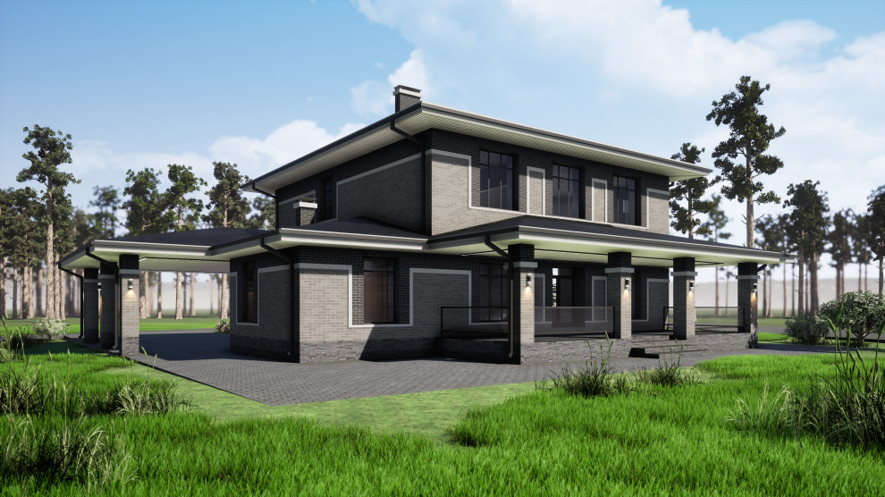 Двухэтажный дом Райт П-0213