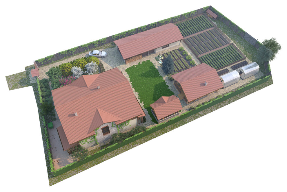 Индивидуальный загородный дом с участком