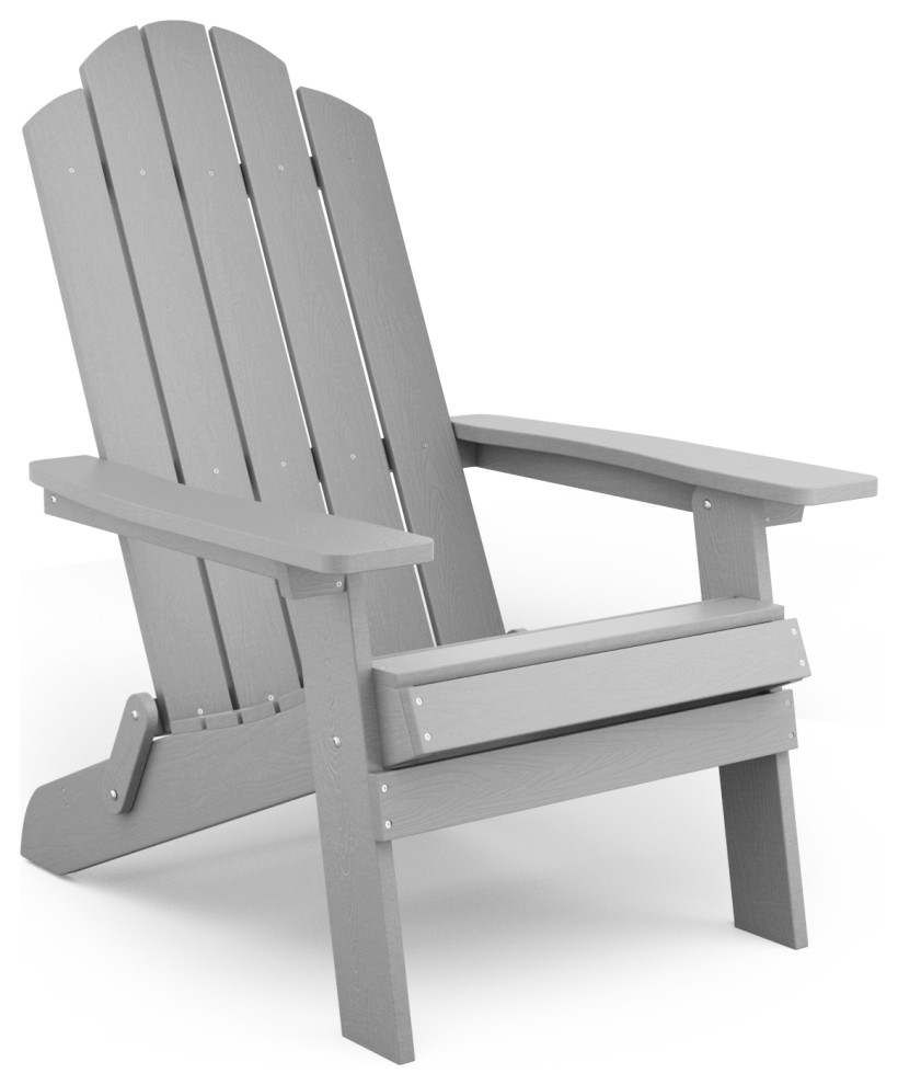 Folding Adirondack Chair Plastic Outdoor Chair for Firepit