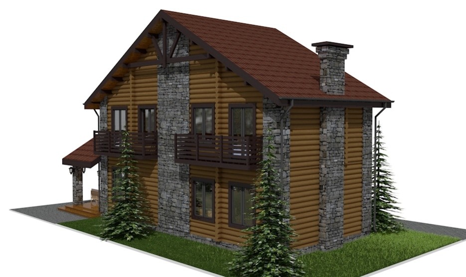 Гостевой двухэтажный дом в п.Терву, респ.Карелия