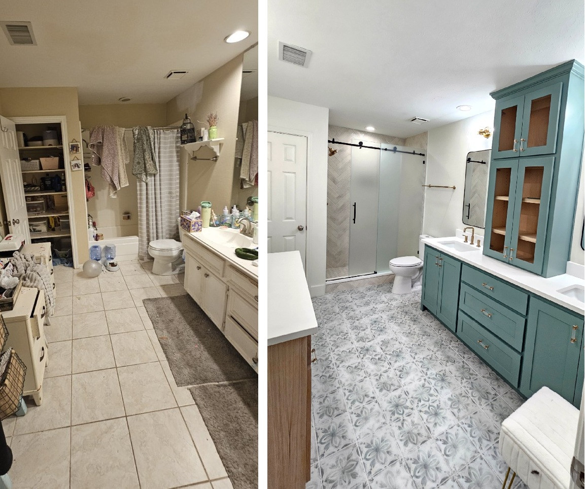 Corinth, TX - Guest Bathroom Remodeling