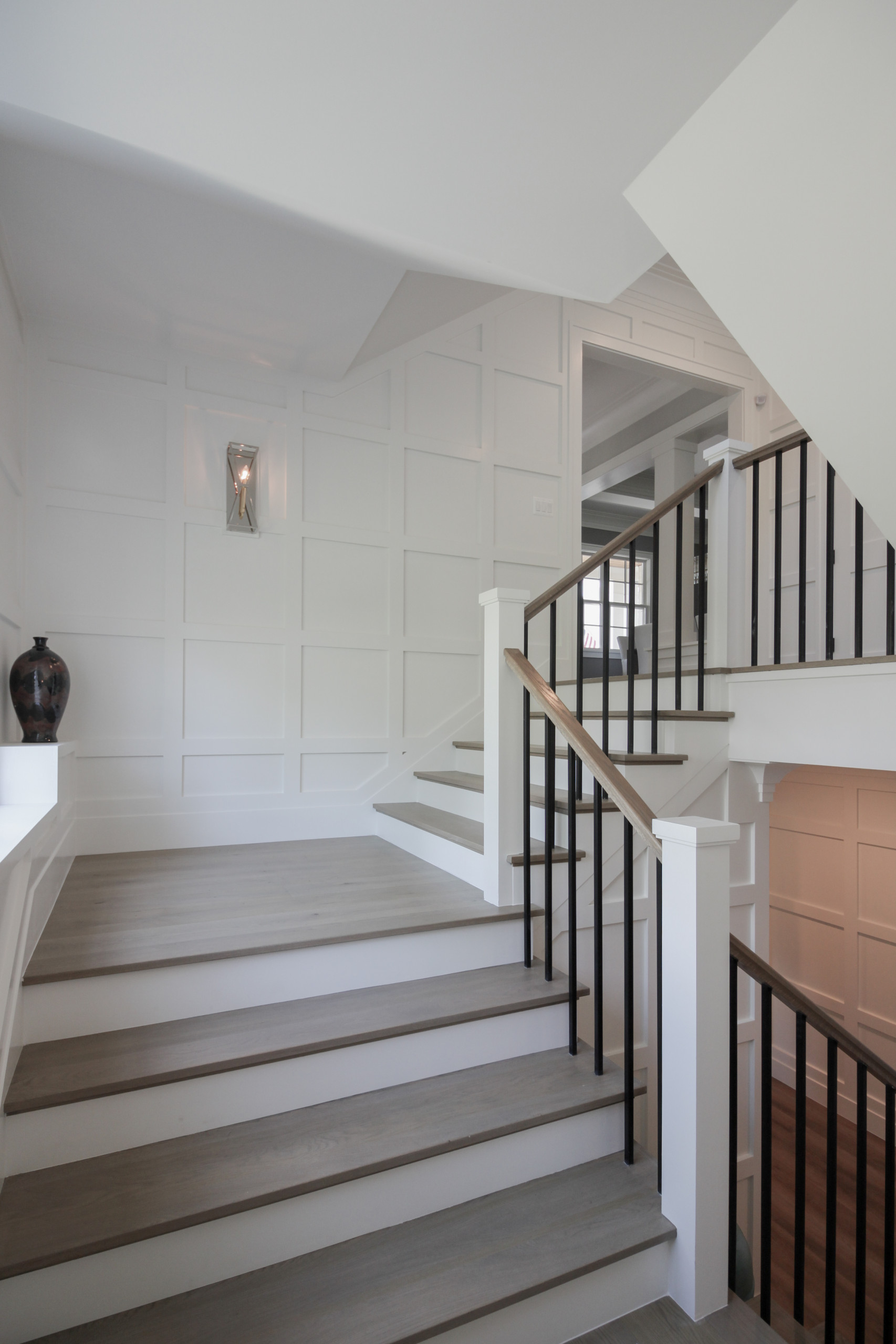 87_Welcoming and Functional Contemporary U-shaped Staircase, Arlington, VA 22207