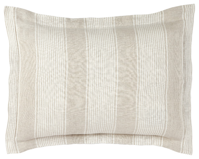 Company C Flynn Linen Duvet Sham Ivory Contemporary Duvet Covers And Duvet Sets By Company C