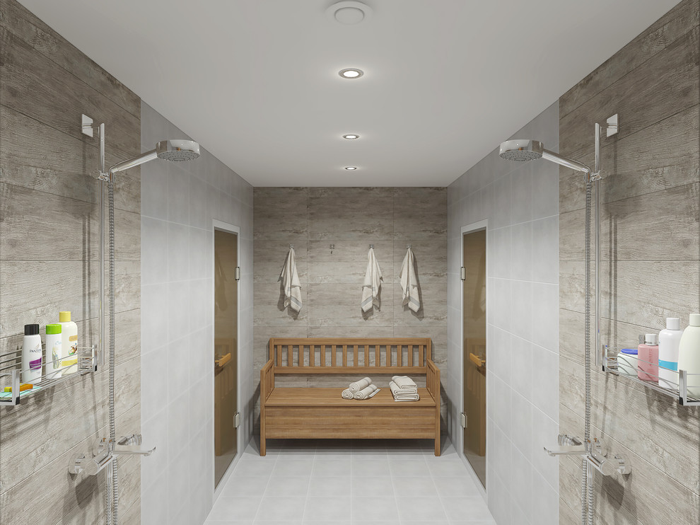 душевая при сауне